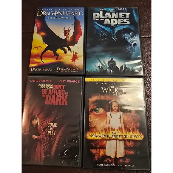 Set of 4 Action DVDS - Picture 1 of 4